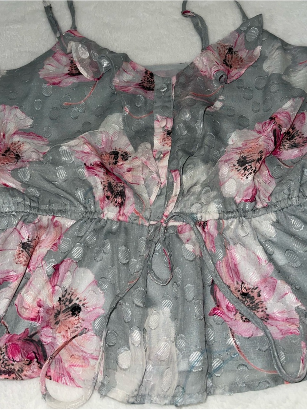 Express Sleeveless Peplum Tank Cami - size M - EUC - Picture 2 of 10